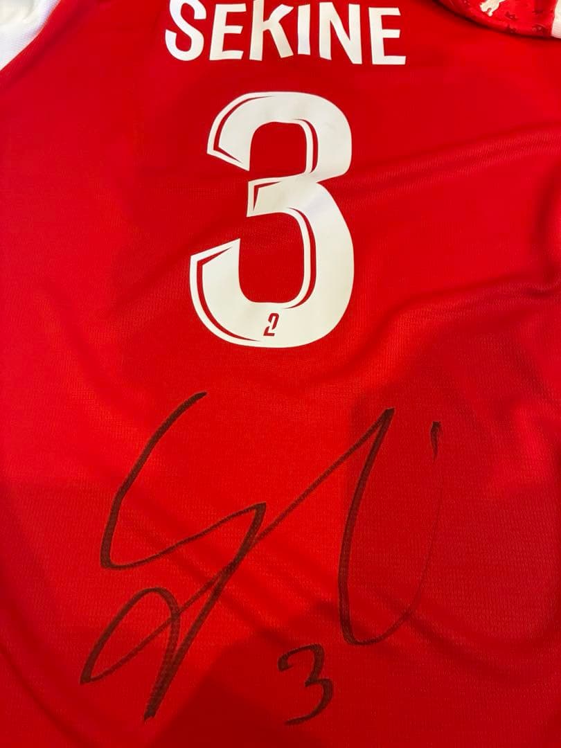 スタッドランス25-26シーズンユニフォーム関根直筆サイン入り新品未