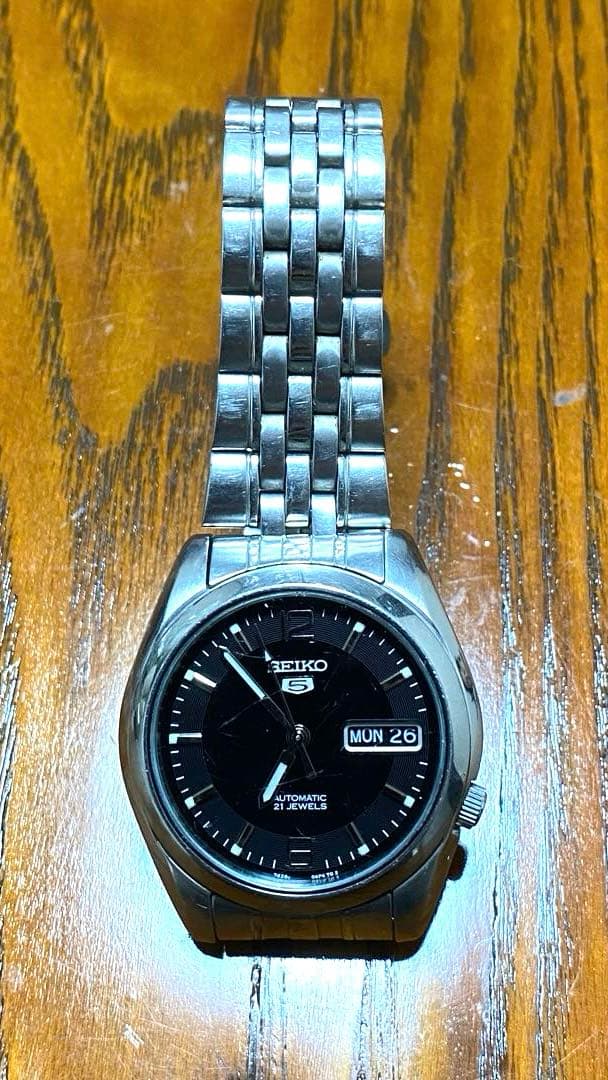 SEIKO5 自動巻き腕時計 (ジャンク品) - メルカリ