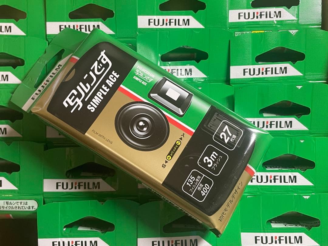 写ルンです シンプルエース 27枚撮り×20本セット（期限切れ/2023年9月） FUJIFILM（フジフイルム） 富士フイルム フジカラー写ルンです 27枚