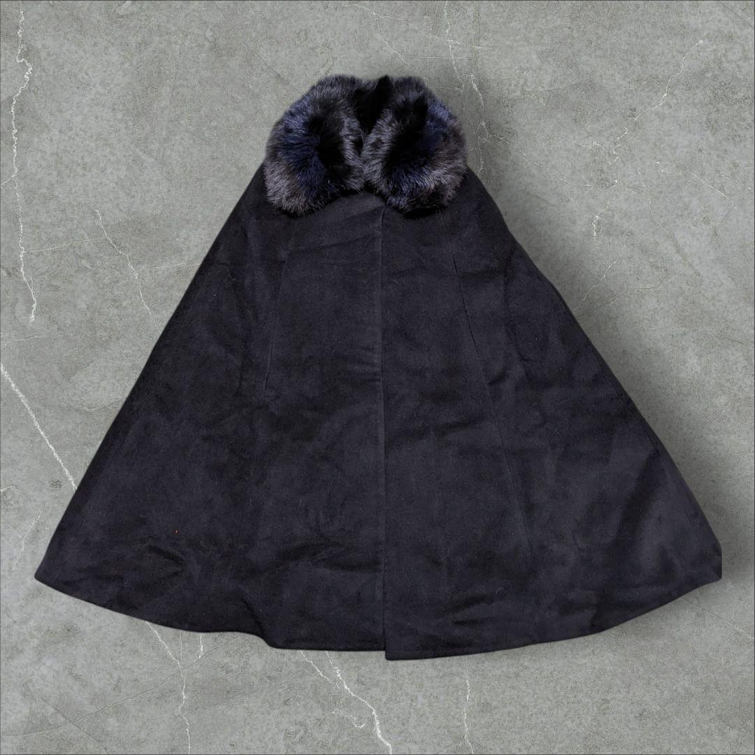 Diagram グレースコンチネンタル フォックスファー アンゴラ ポンチョ