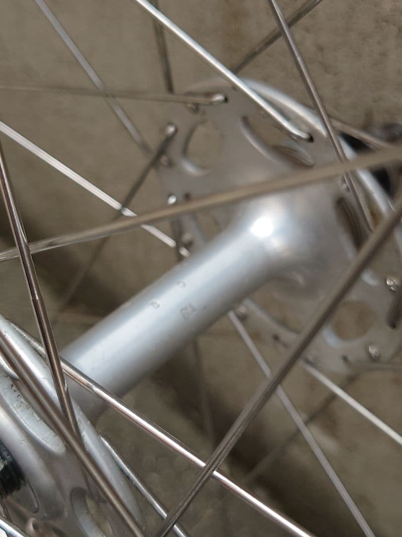 貴重 ピストホイール 前後セット 旧車ピストに