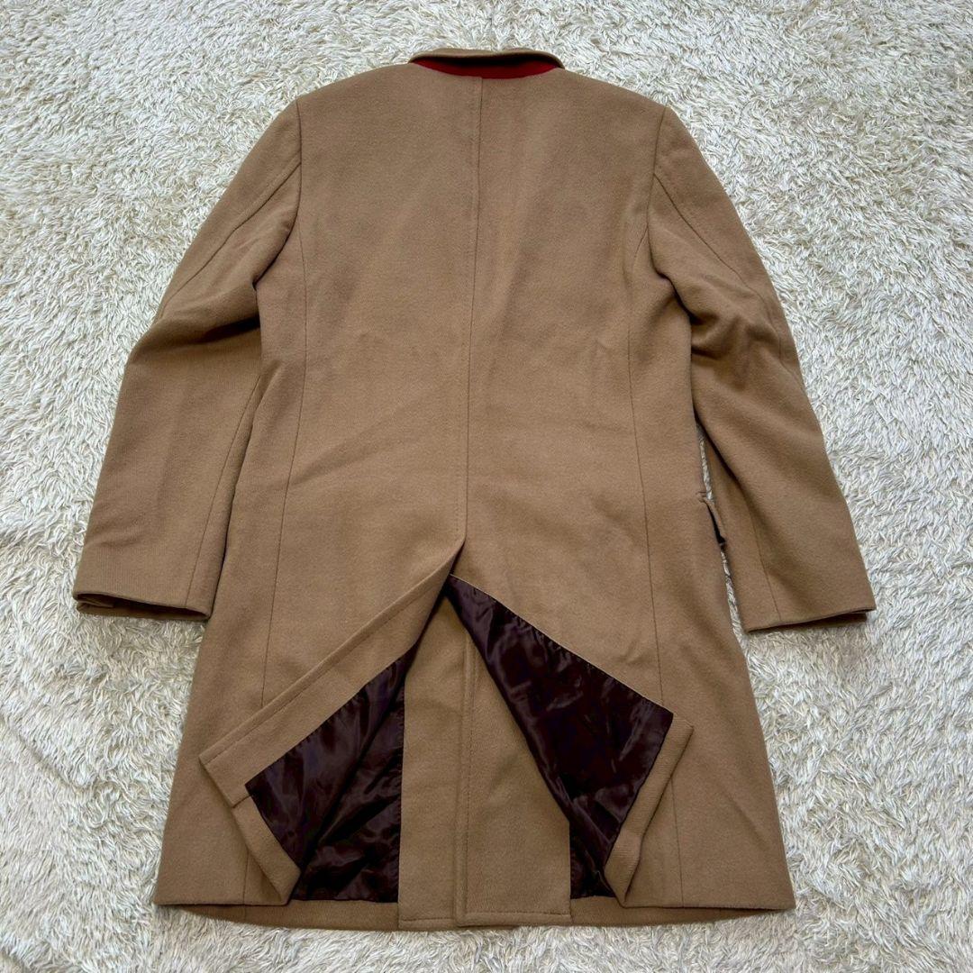 美品】ラブレス チェスターコート キャメル ヘリンボーン ウール sizeS