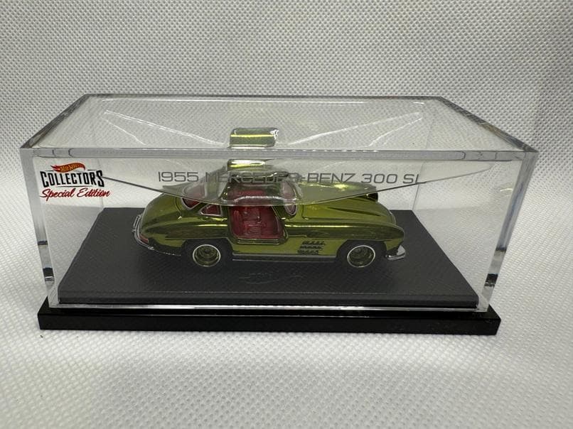 ホットウイール RLC メルセデス ベンツ 300 SL オリーブ 1/64 Hot Wheels RLC Exclusive '55 Mercedes-Benz 300SL Olive Loose
