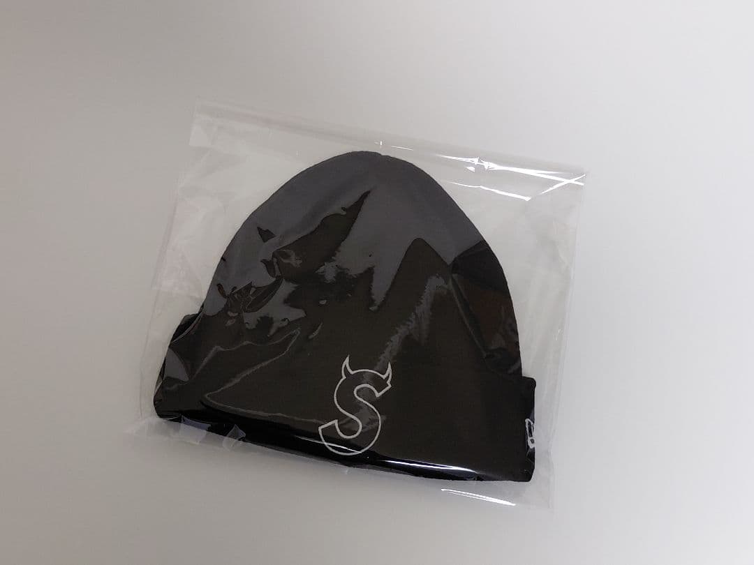 極美品　Supreme　New Era　S Logoツノ　Beanie　ブラック Supreme x New Era FW24 S Logo Beanie Black | eBay