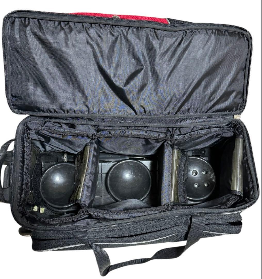 ABS 3個入れボウリングバッグABS ボウリングバッグ ボール キャリー 3