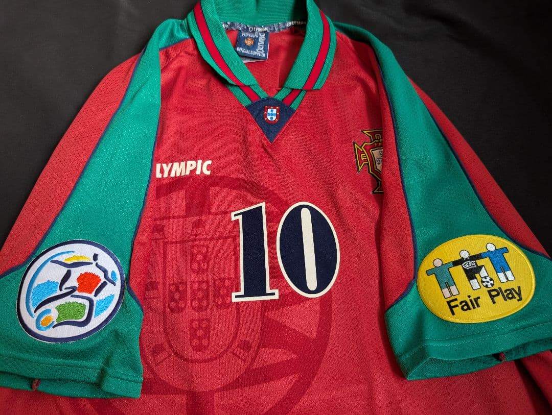 希少！美品！】ポルトガル代表 /ルイ・コスタ/H/EURO96モデル - メルカリ