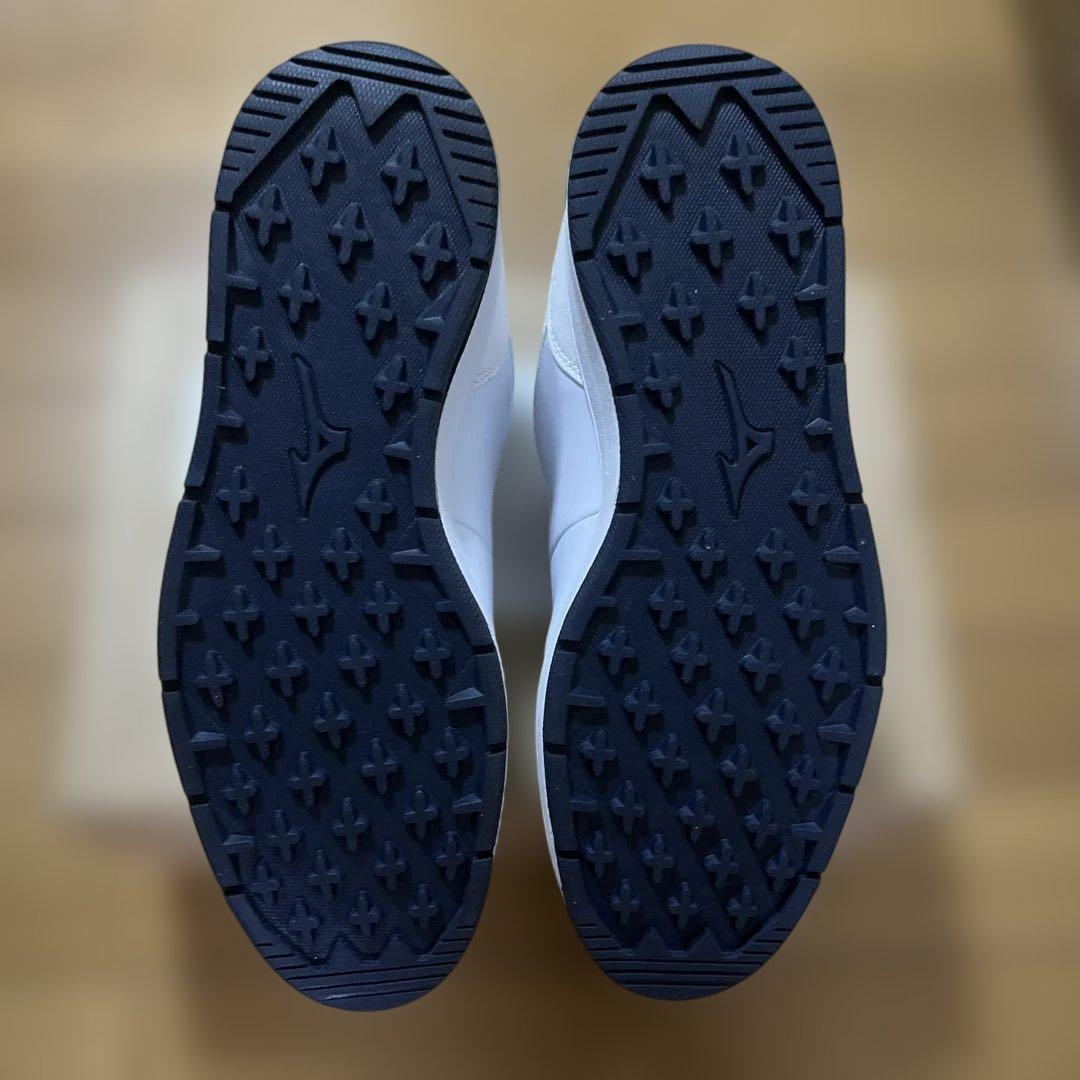 mizuno ミズノ ゴルフシューズ BOA 26.5cm 幅広4E+1 白