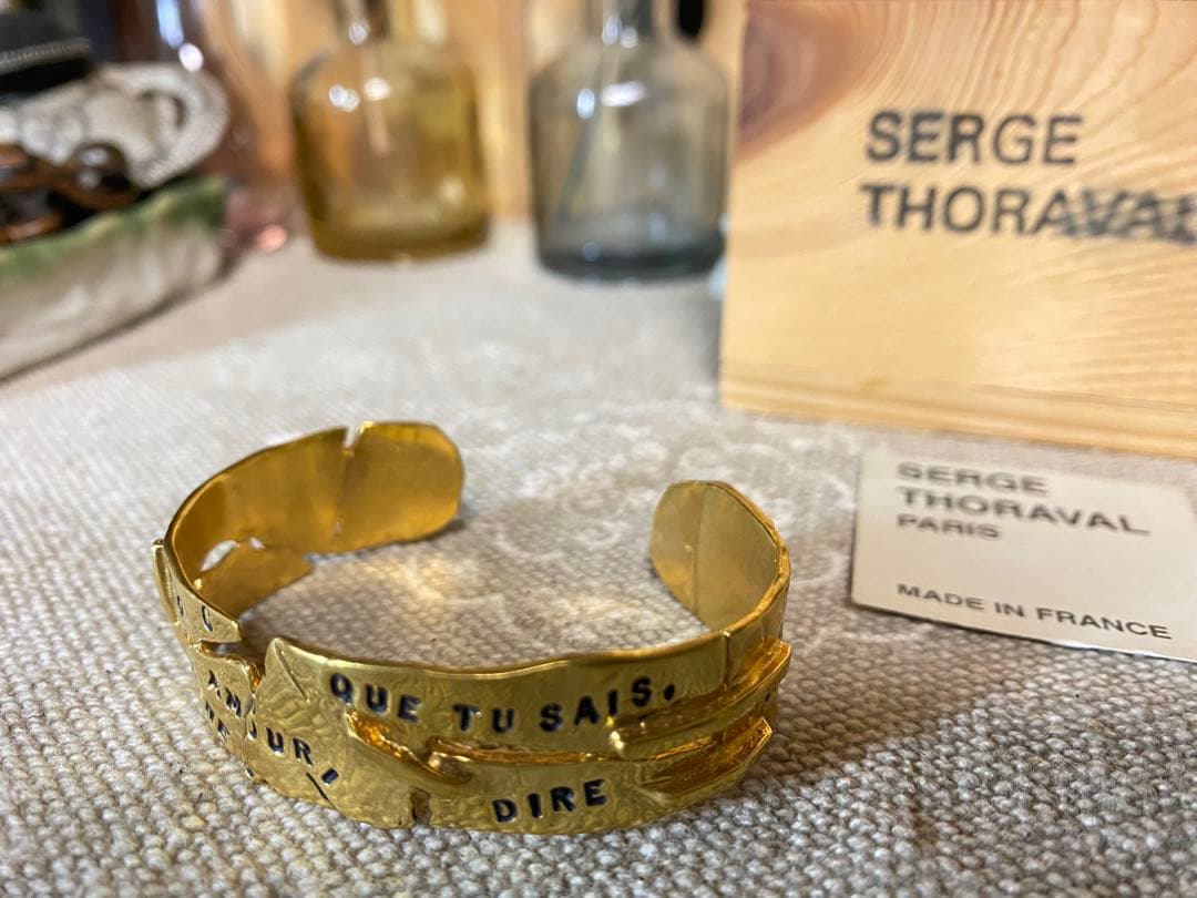 SERGE THORAVAL ゴールド バングル 南青山店 限定 - メルカリ
