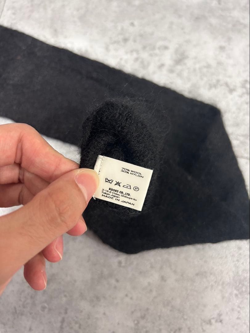 ナンバーナイン AW06 ニット マフラー NOIR期の通販はau PAY