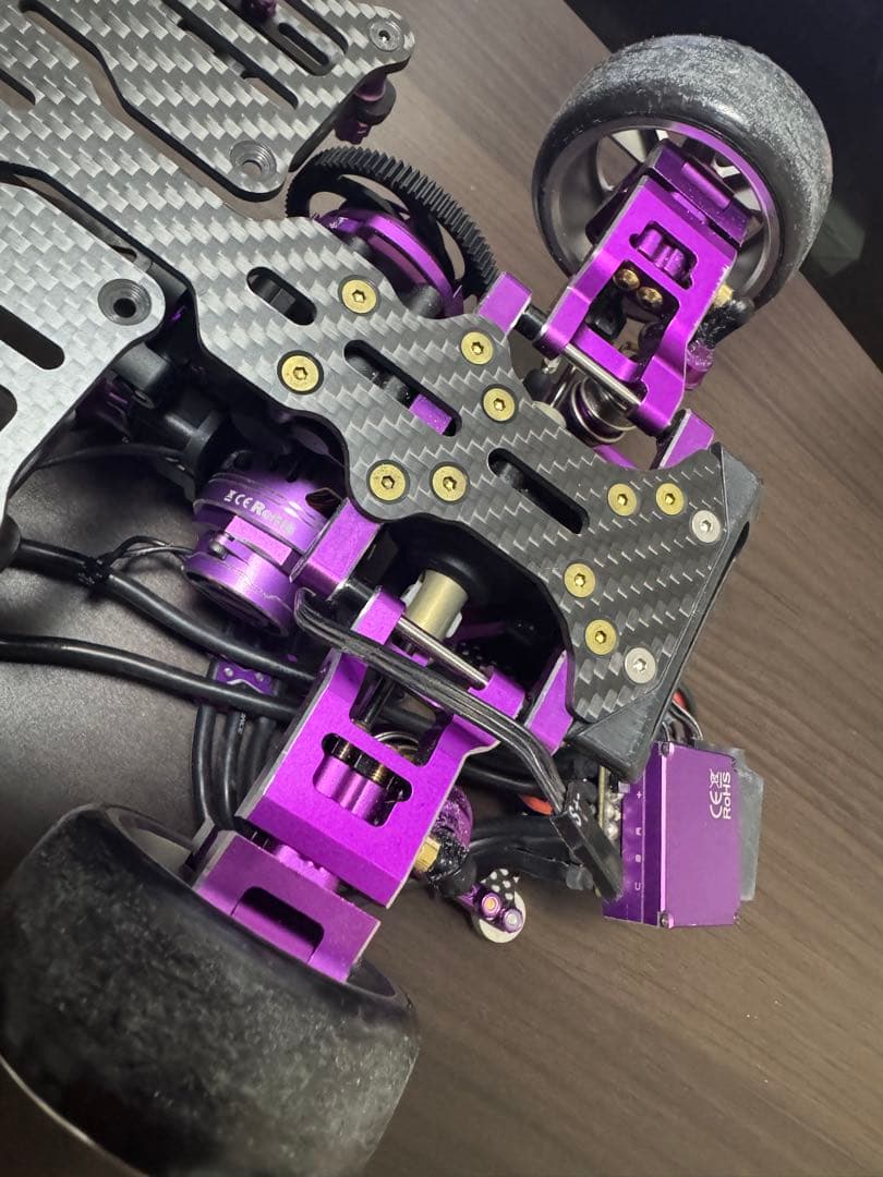 Yokomo RCラジコン YD-2sxⅡ改sxⅢ パープルフルカスタム