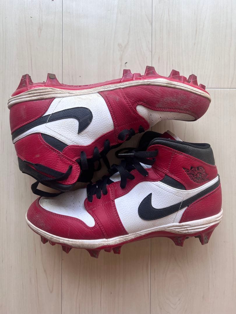 Nike,Jordan 1,赤白黒 スパイクシューズ ハイカット,CM 28.5 Jordan NIKE AIR JORDAN 1 RETRO HI OG black/gym red-white-sail