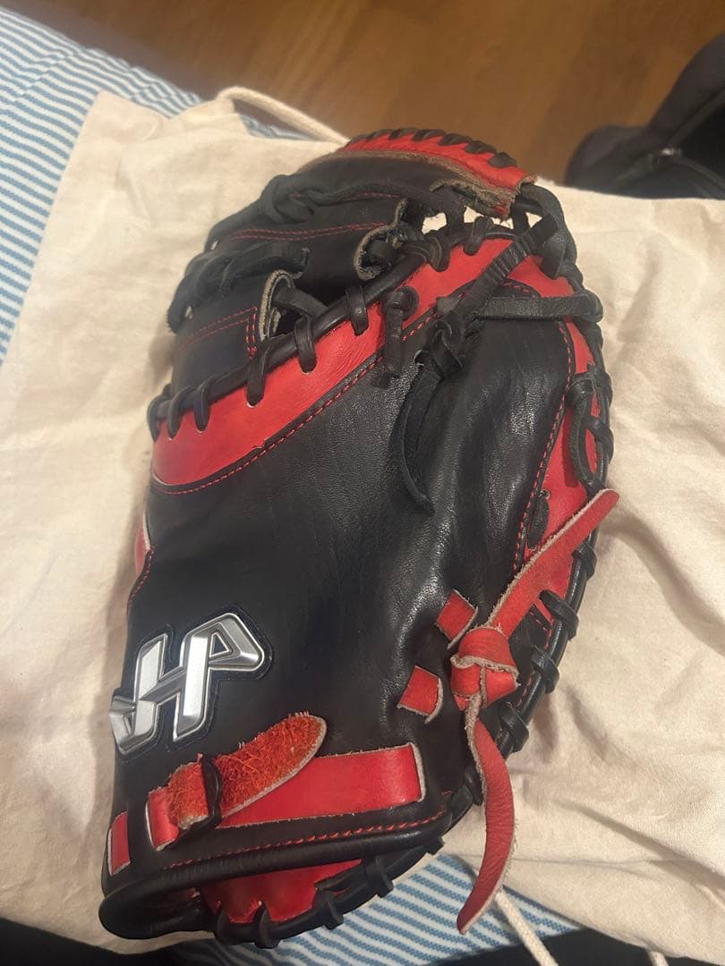 軟式キャッチャーミットハタケヤマ PRO-M08値下げ中 湯もみの鉄人