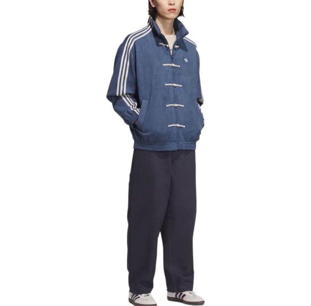 Adidas XSサイズ 中国限定 巳年 チャイナトラックジャケット ネイビー