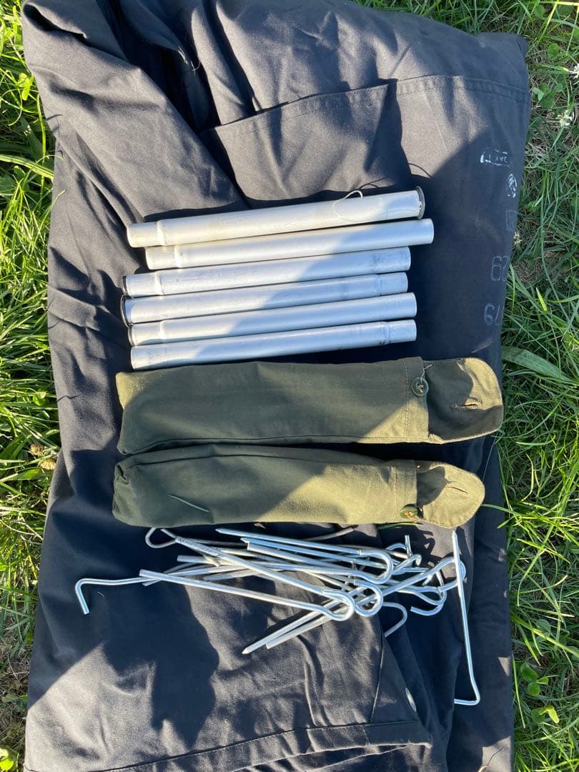 ぽ*ぽ様 ポーランド軍 軍幕 ビンテージ peleryna namiot コットの通販