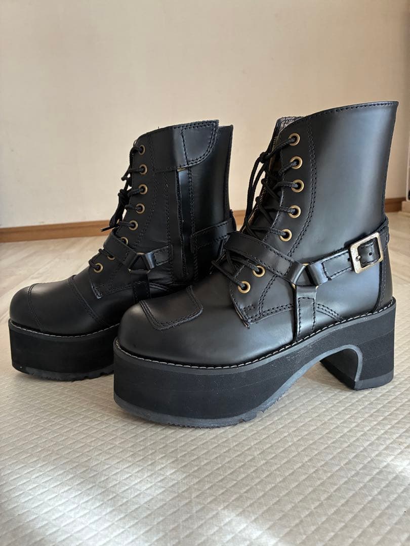 ワイルドウィング超厚底ファルコンOD50 23.5センチ Amazon.co.jp: [ワイルドウィング] バイクブーツ ファルコン超厚底OD50