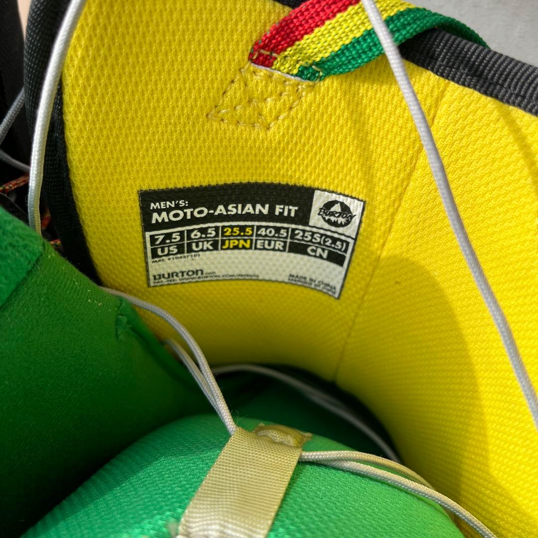 BURTON バートン ブーツ ラスタカラー スノーボード 25.5cm