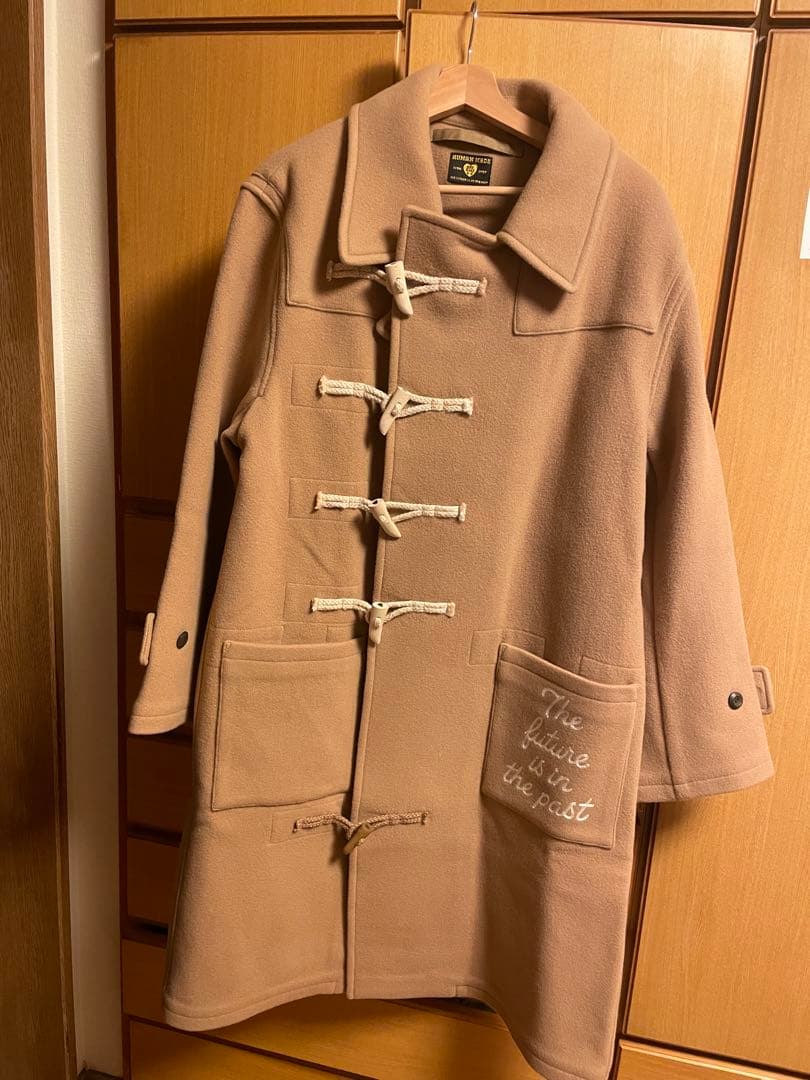 HUMAN MADE ダッフルコート ベージュ M - メルカリ