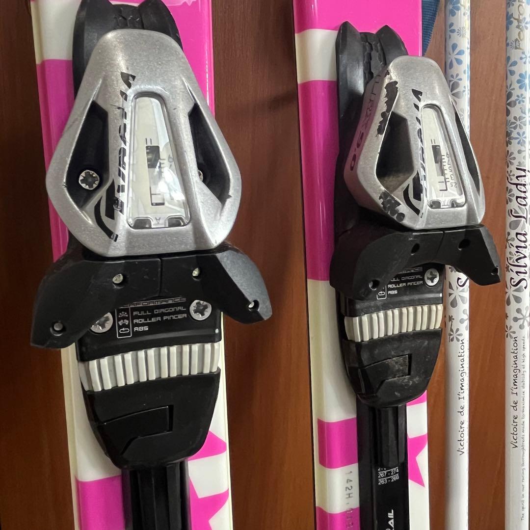 COSMIC SURF FANTAS スキー板 142cm ブーツセット 人気 商品