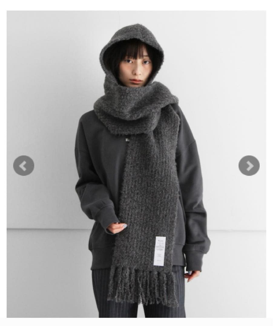 Margarines Hooded Scarf 