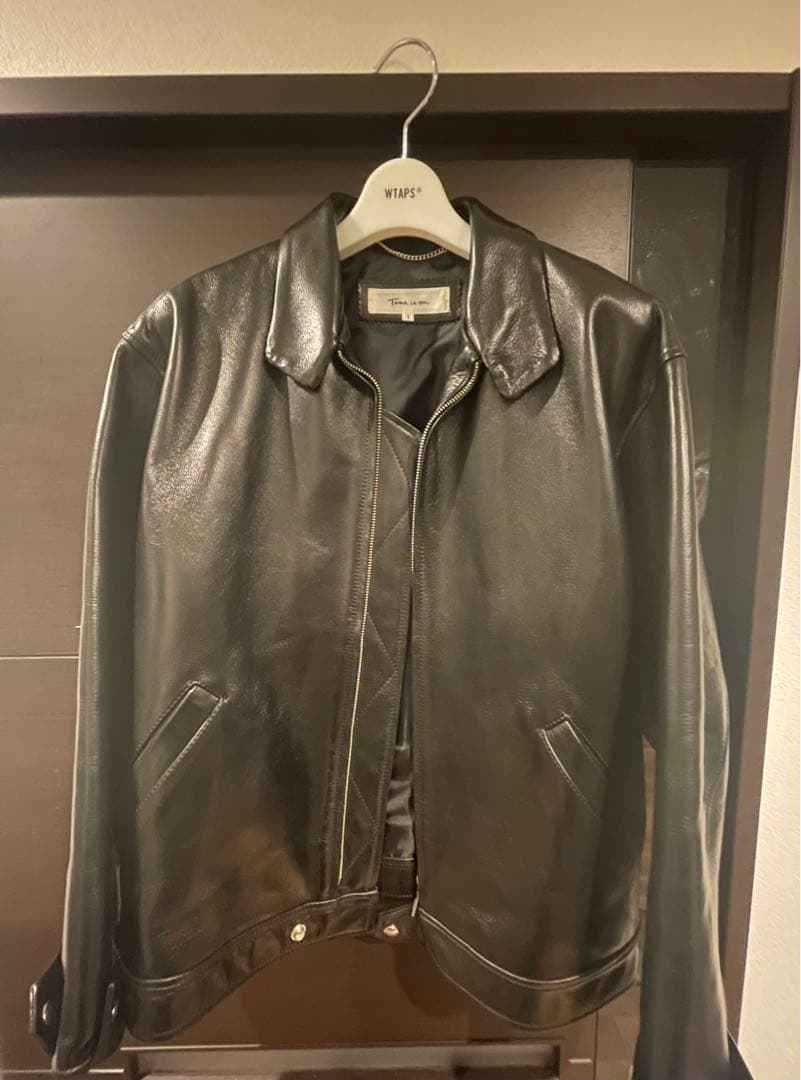 Time is on【ZIAS LEATHER JKT】cow leather - メルカリ