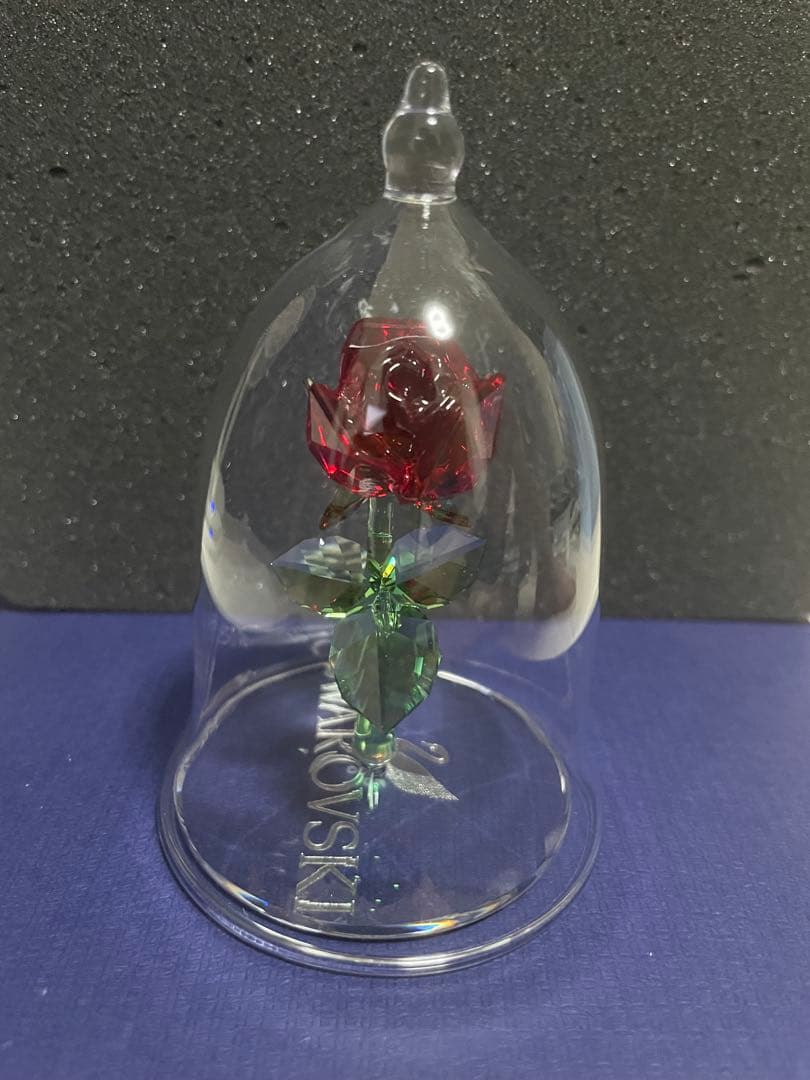 美品】【一度も飾っていません】スワロフスキー 魔法のバラ ディズニー