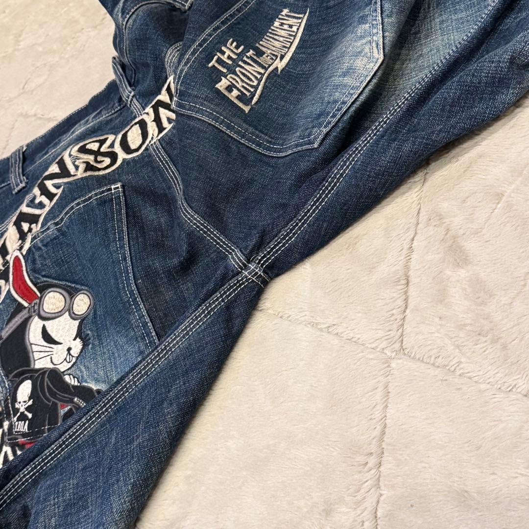 VANSON】 T.F.O.A. デスラビット デニム ジーンズ 大きい 38-旬新作