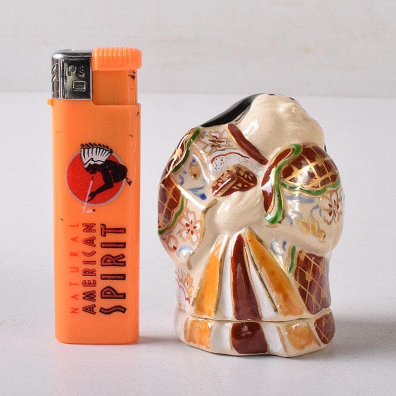 茶道具 京焼 橋本永豊作 色絵 お福 香合 共箱 V 7755 - メルカリ