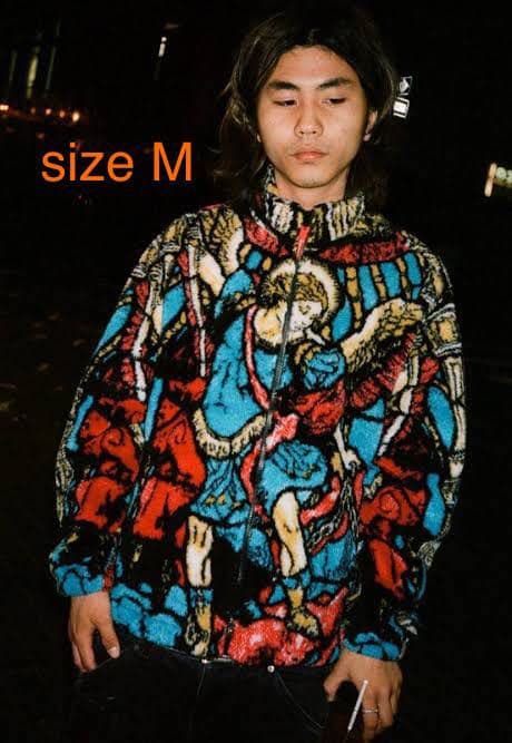 21ss supreme saint michael fleece jacket - メルカリ