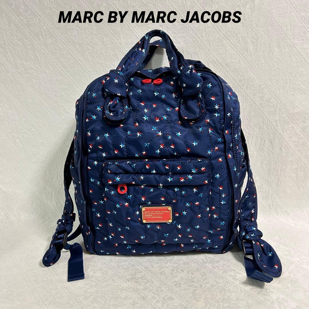 MARC JACOBS 星柄キルティングリュック