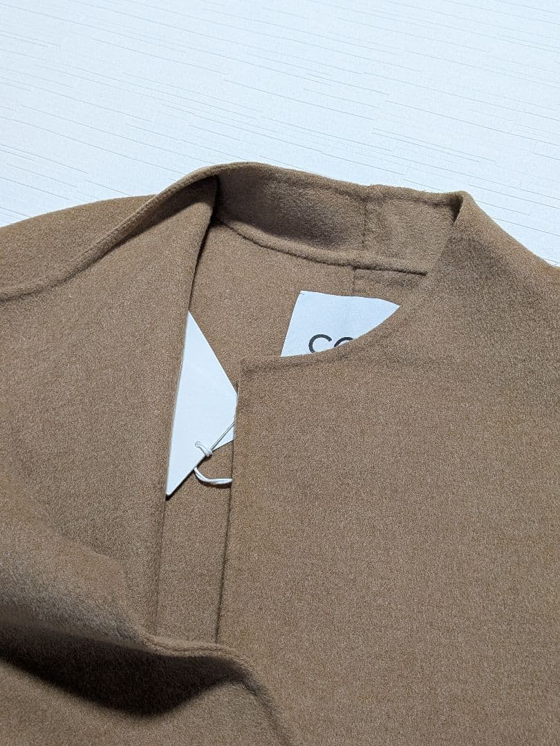 新品タグ付き未使用品 ☆cos ダブルフェイスウールスカーフケープ