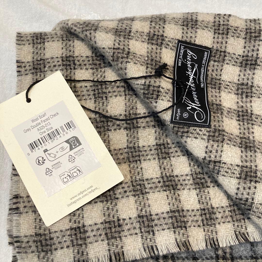 新品】MFPEN WOOL SCARF ブルー OUR's 深水光太さん着用