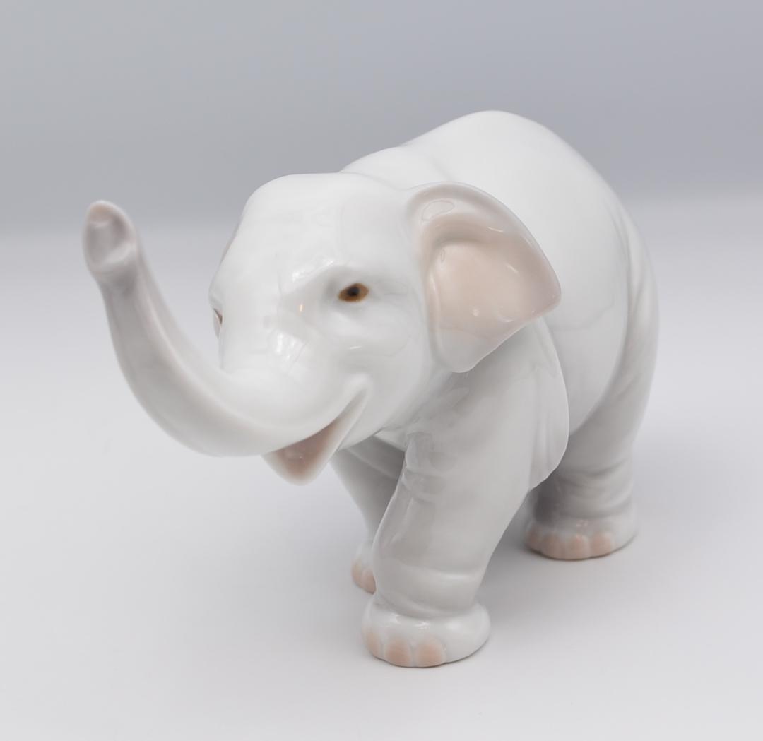 幸運の象 ＃8036／8393 2体セット ☆リヤドロ スペイン ポーセリン