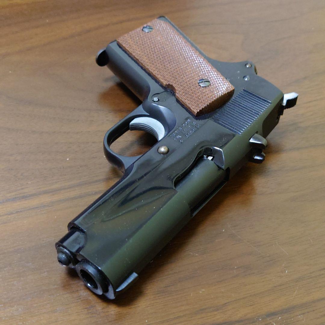 MGC デトニクス45 モデルガン 木製グリップ付き