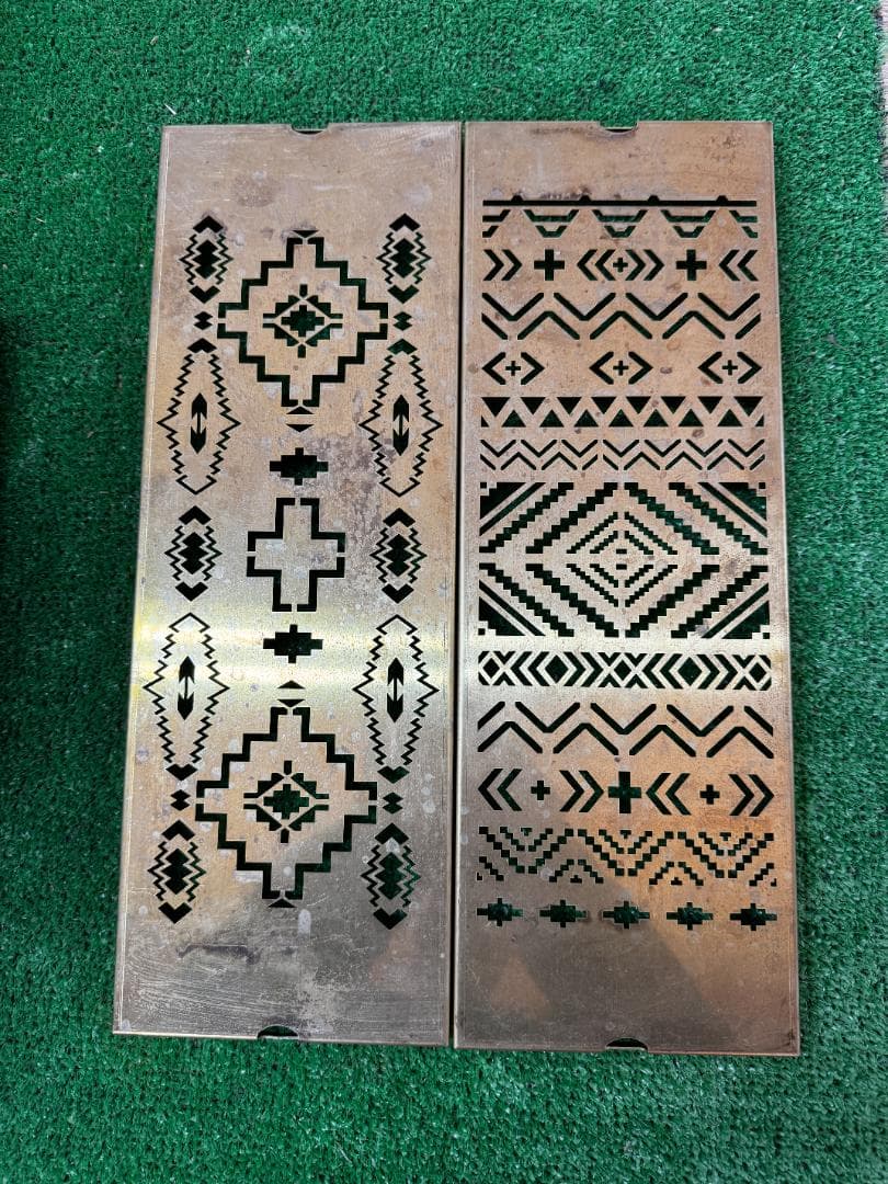 802 PRODUCTS IGT 真鍮ハーフユニット ネイティブ横縦 2枚セット