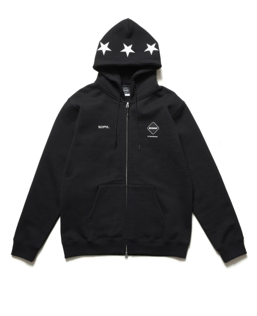 25aw FCRB ZIP-UP SWEAT HOODIE L 24シャツ 5-STAR ZIP-UP SWEAT HOODIE（パーカー）｜F.C.Real Bristol（エフシー