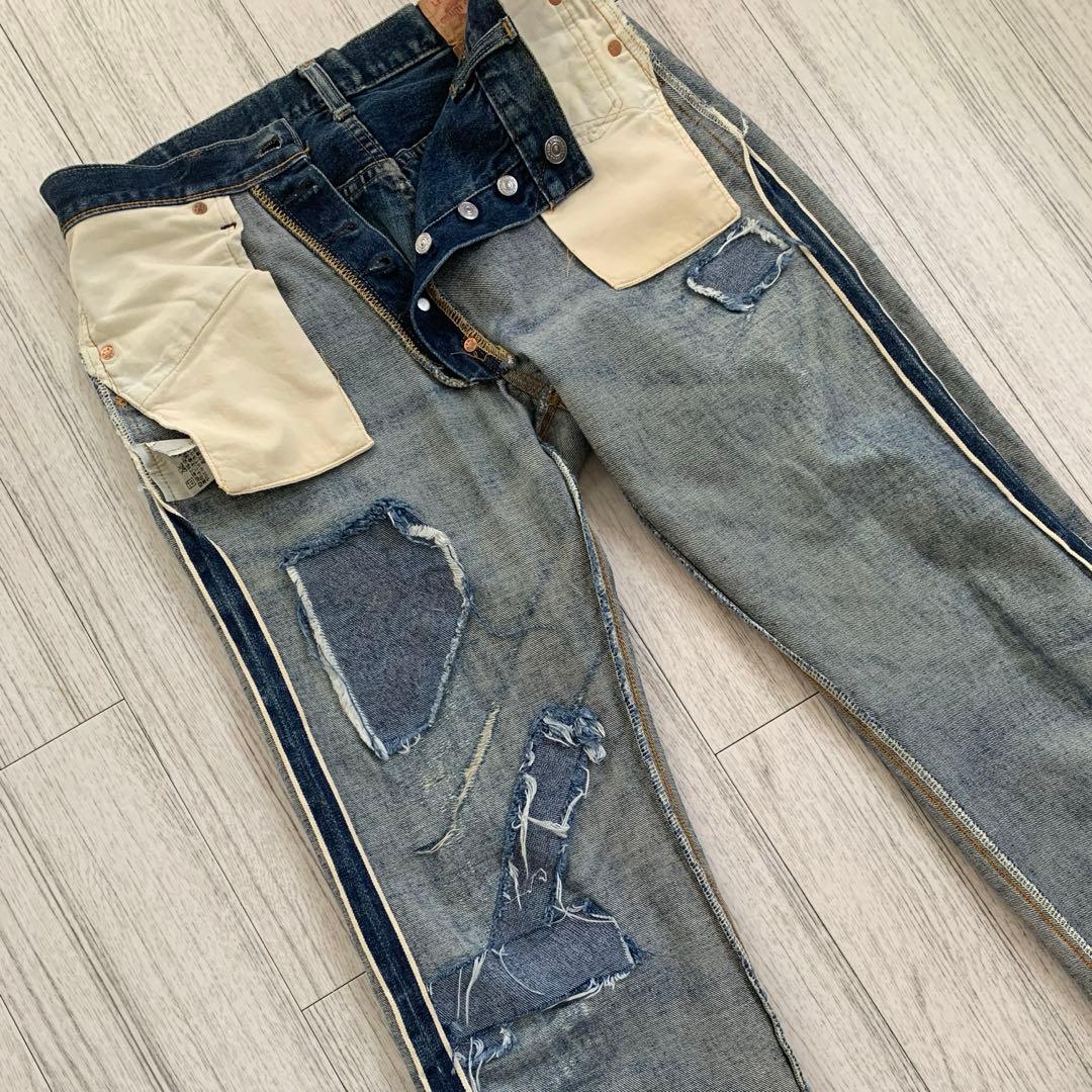 T*Y様 98年製 リーバイス501XX バレンシア工場 鬼ヒゲ ハチノス