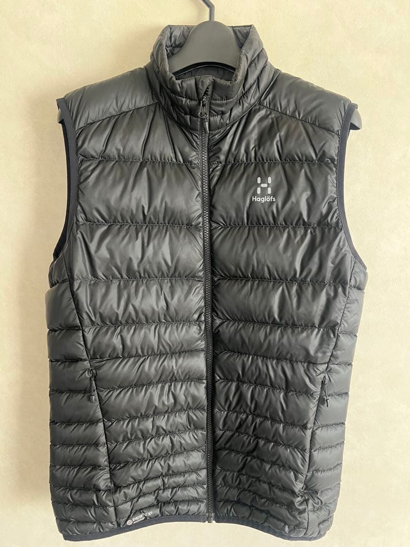 Haglöfs エッセンスダウンベスト HAGLOFS◇ダウンベスト/S/--/BLK// : セカンドストリートYahoo!店