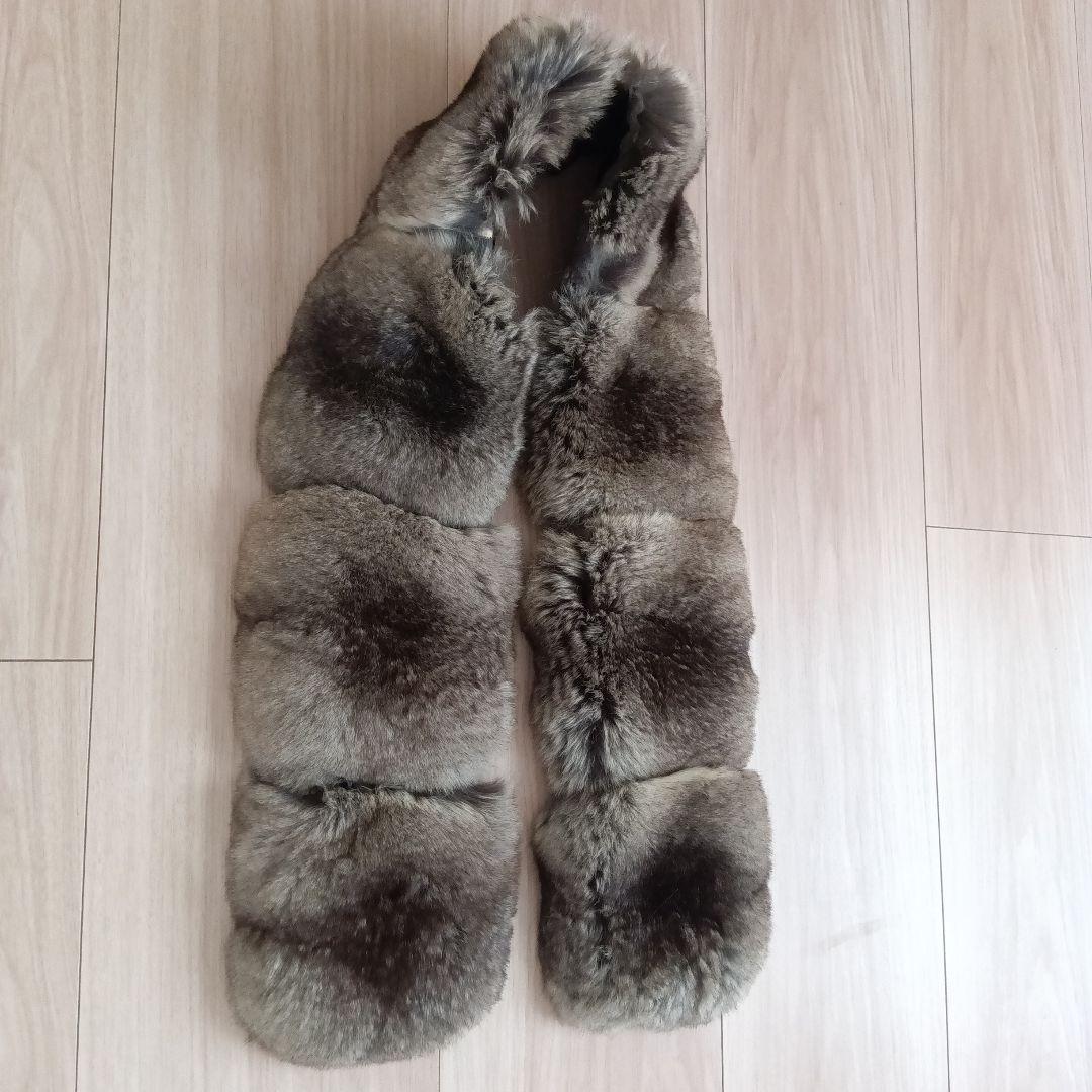 フォクシー グレー系ファー ストール - メルカリ