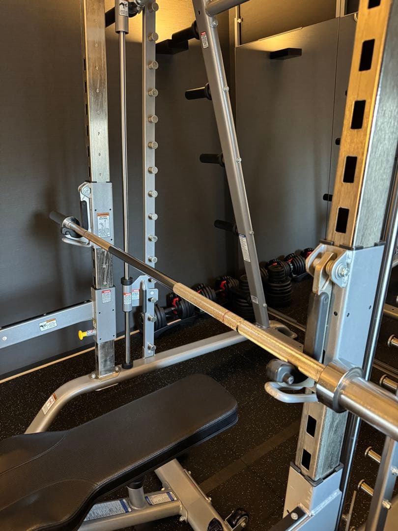 引取限定/静岡市】タフスタッフ スミスマシン ベンチ BULLバー 豪華セット