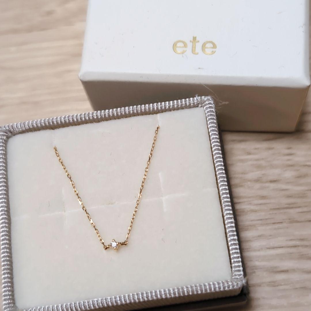 ete k18 ダイヤモンド　ブレスレット　0.014ct