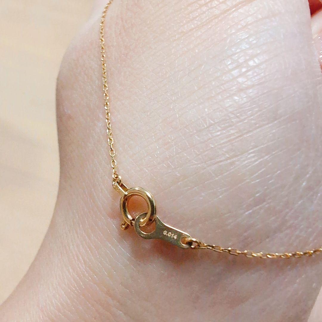 ete k18 ダイヤモンド　ブレスレット　0.014ct