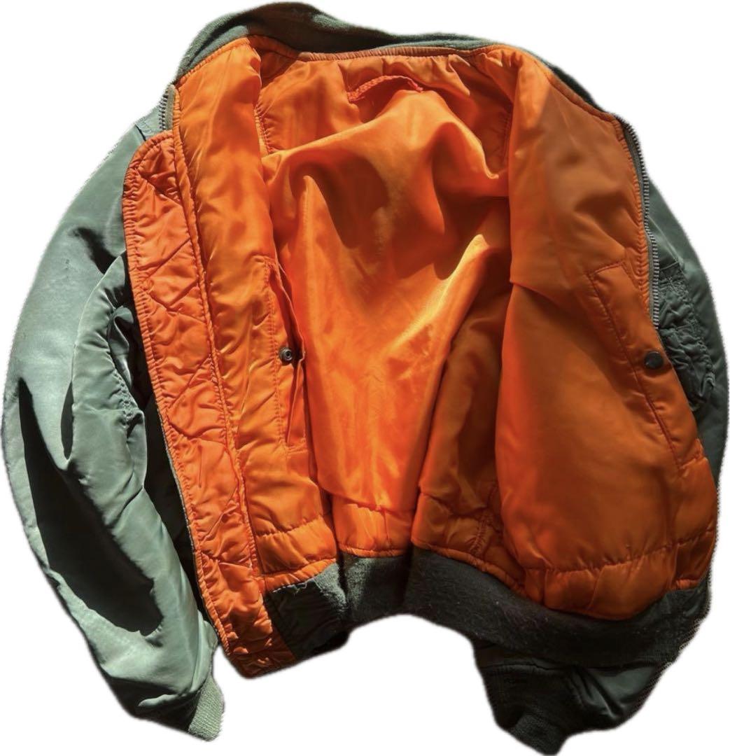 ALPHA INDUSTRIES MA-1 フライトジャケット オリーブ 70年代 USA製