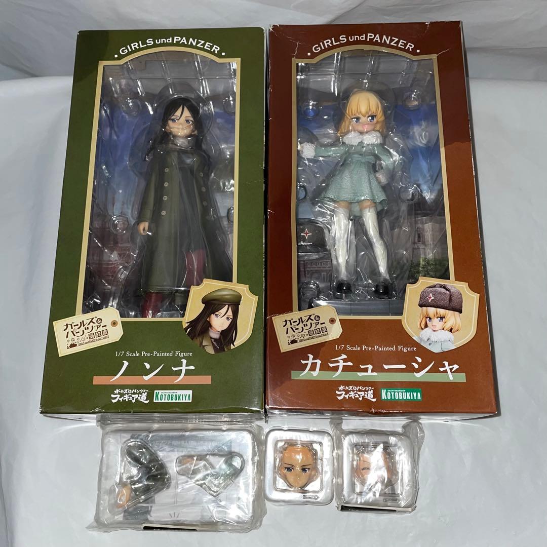 ガールズ＆パンツァー 最終章 カチューシャ ノンナ 1/7 フィギュア 特典付 ガールズ＆パンツァー 最終章 カチューシャ&ノンナ 1/7スケール