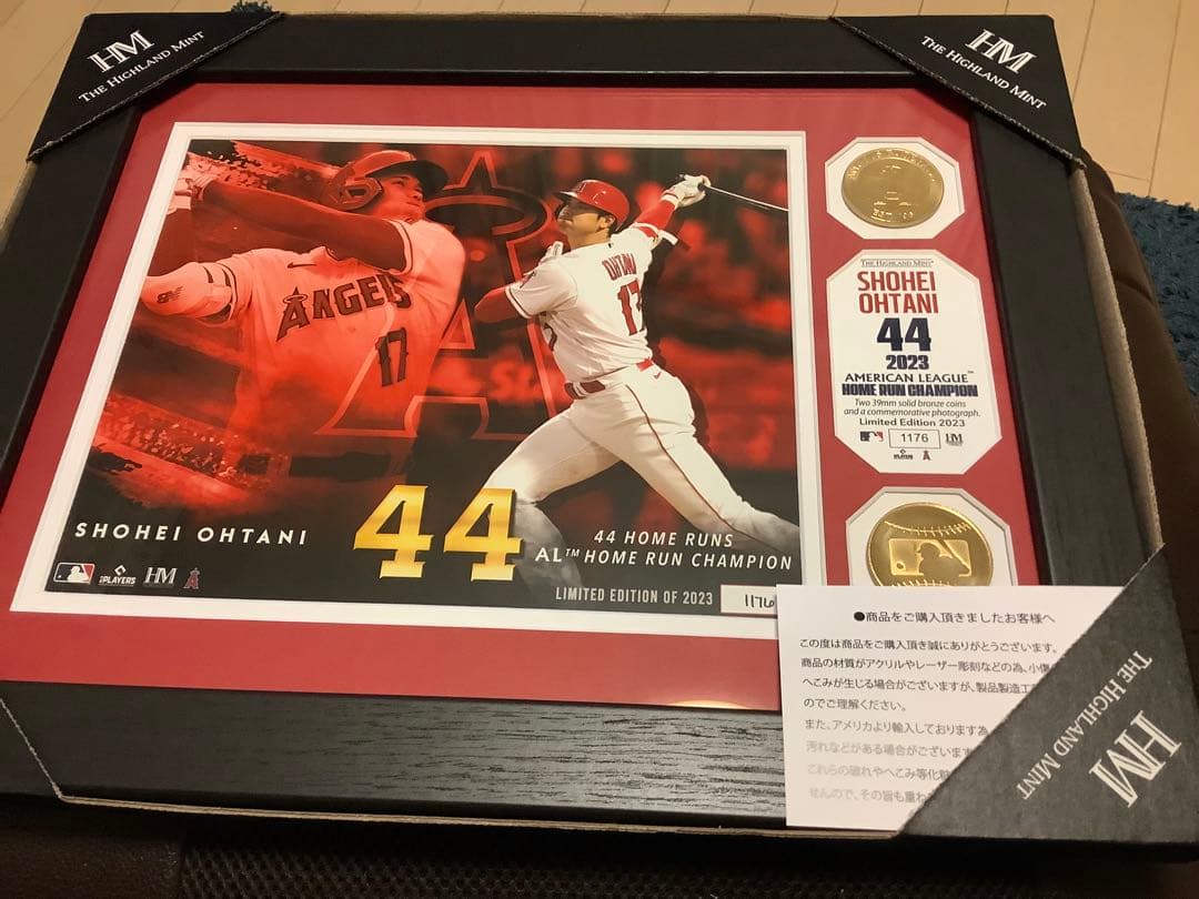 大谷翔平 2023 ホームラン王獲得記念 ミントコインエンゼルス 大谷翔平
