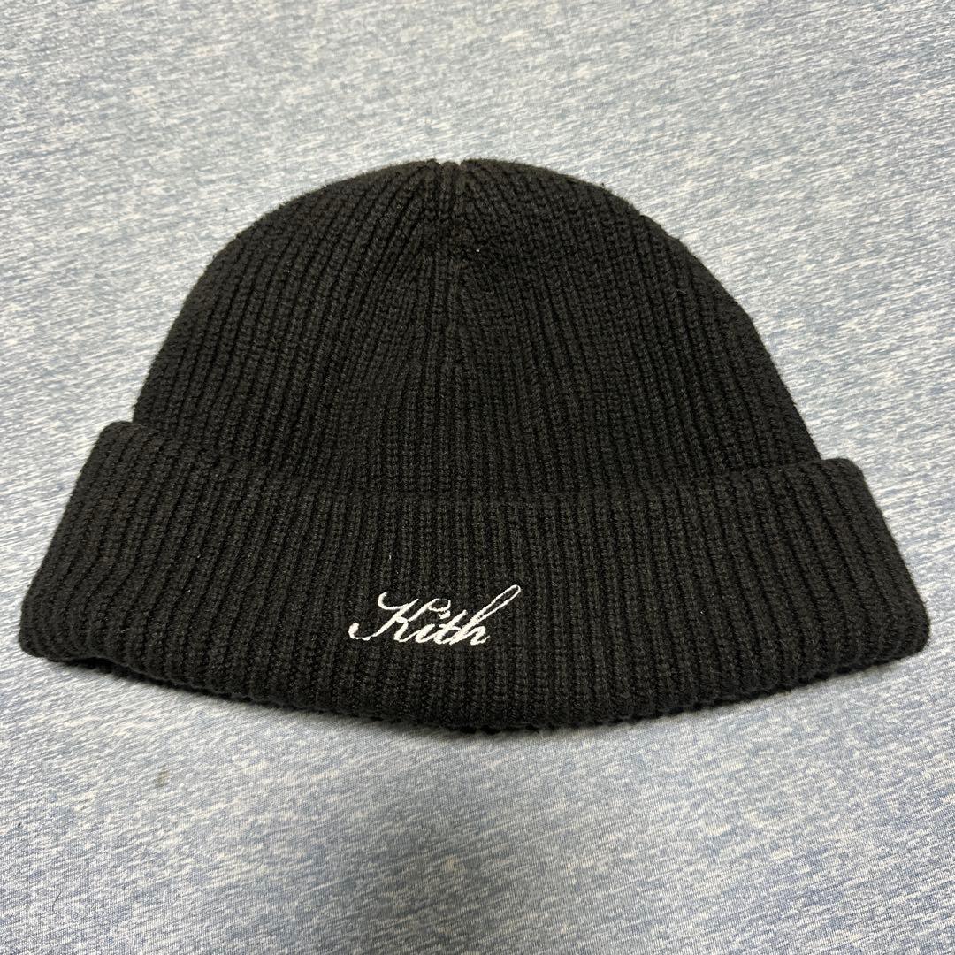 KITH 黒 ニット帽 KITH CLASSIC DOCK BEANIE Black | NEO TRIBE