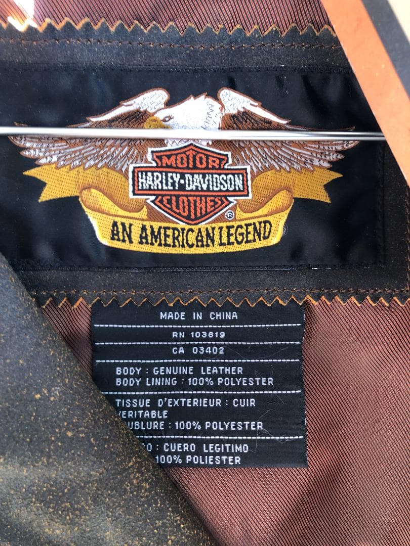 新品 Harley-Davidson レザーダブルライダースジャケット XXL - メルカリ