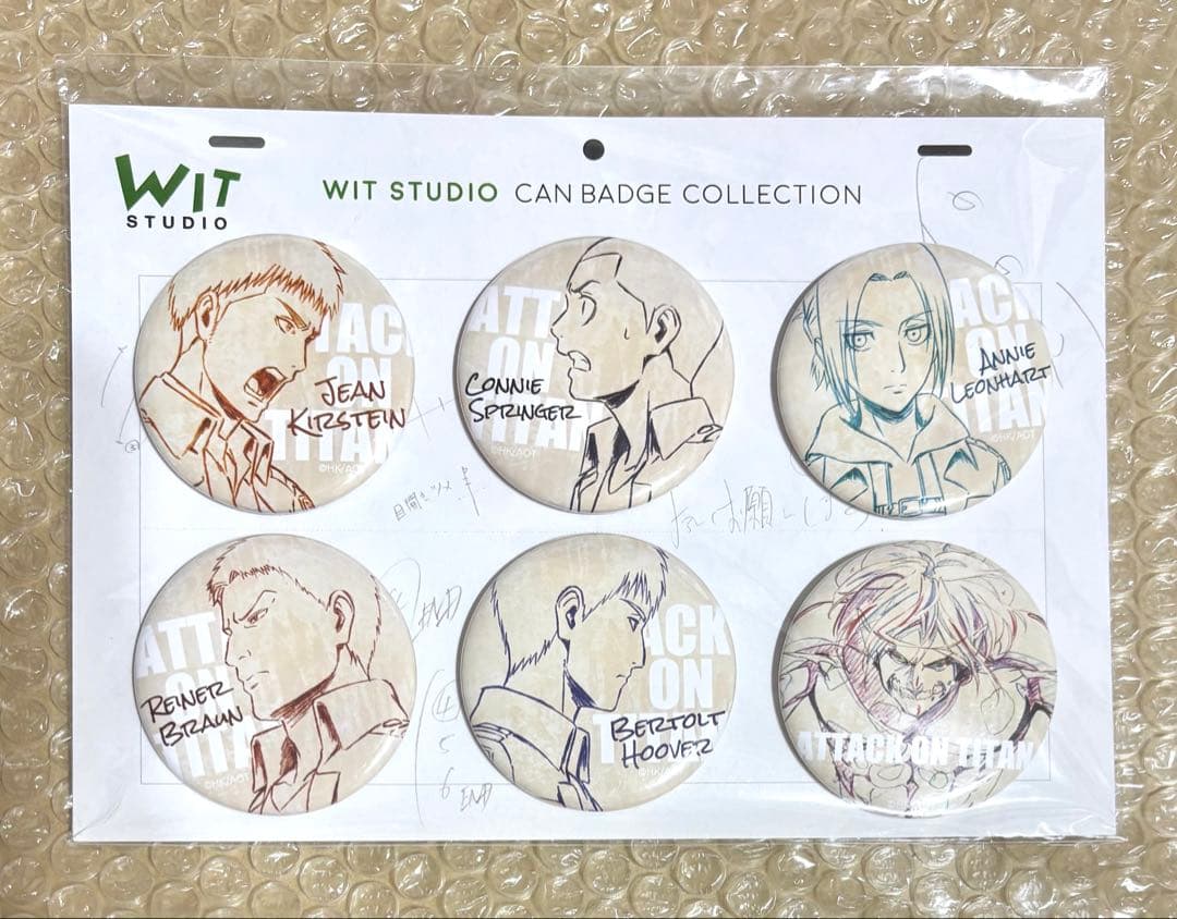 進撃の巨人　缶バッジコレクション　6種セット　C 進撃の巨人 缶バッジコレクション 6種セット C 進撃の巨人 缶バッジ