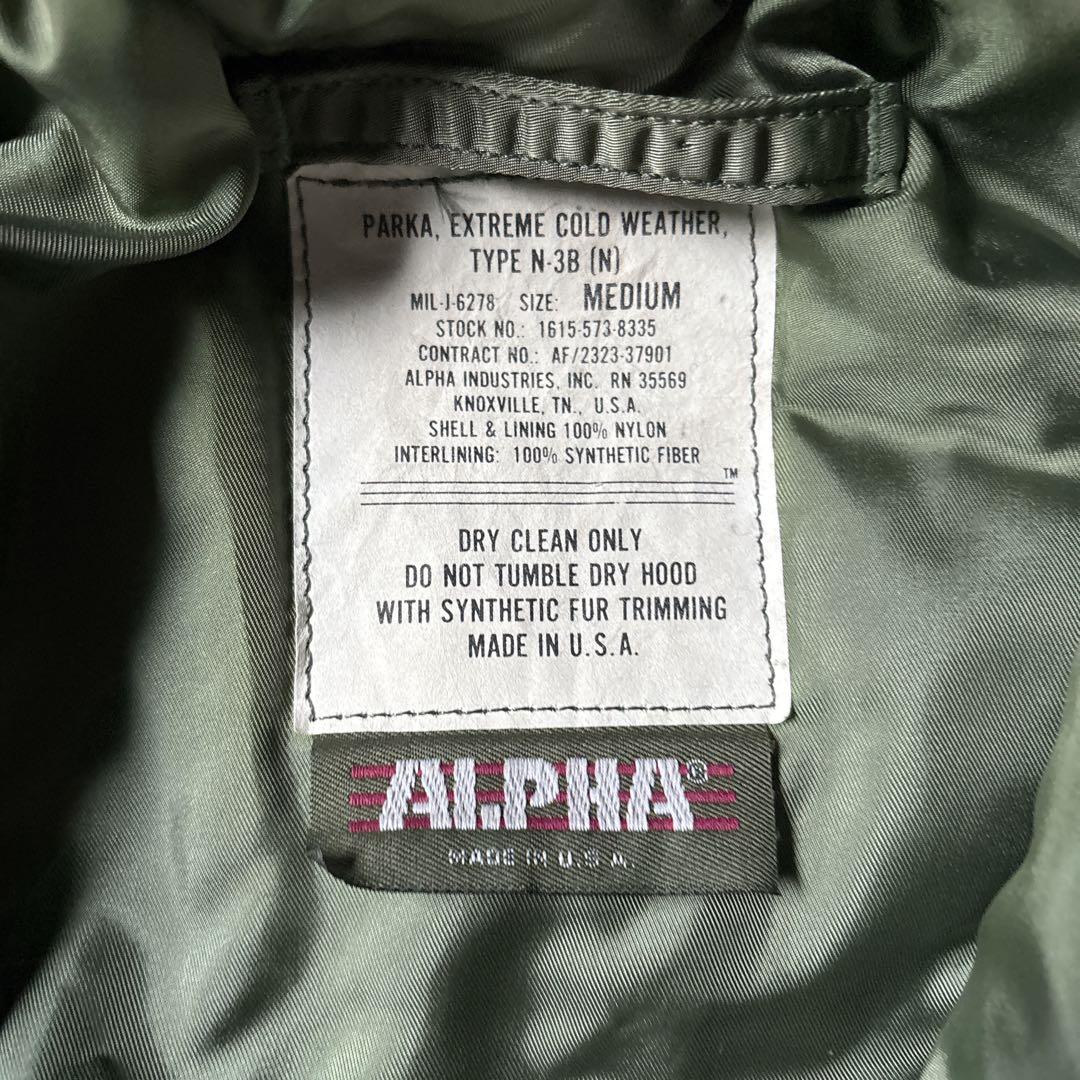 USA製 旧タグ 三本タグ アルファ N-3B ジャケット IDEAL カーキ - メルカリ