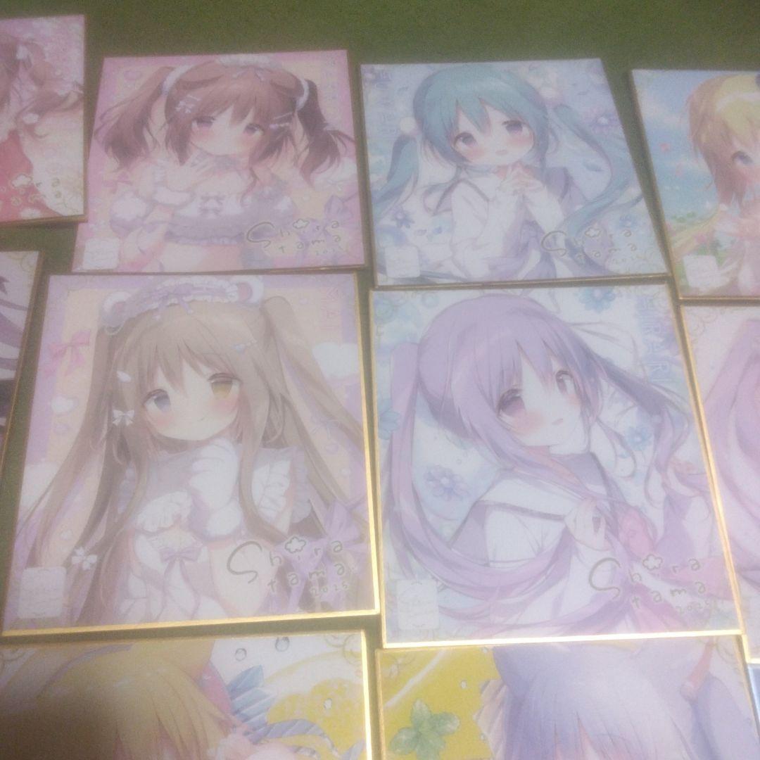 ⑅*⃛様 しらたま　しらたまこ　ミニ色紙　きゃべつそふと　あまいろショコラータ