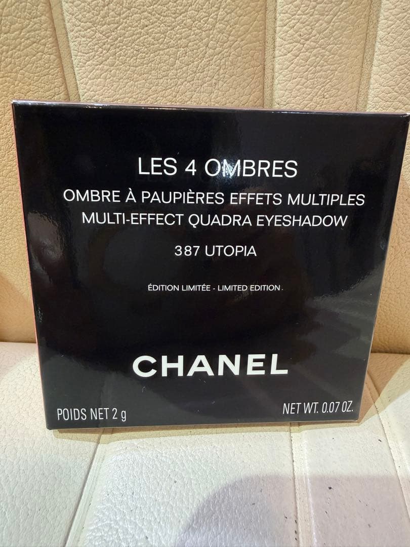 【新品・限定】 CHANELシャネル レキャトルオンブル　ユートピア　387 レ キャトル オンブル ユートピア 4色アイシャドウ（マルチ エフェクト